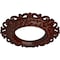 Ekena Millwork Orrington Medallion (Canopies up to 6 5/8"), 13 1/4"OD x 6 5/8"ID x 1 1/8"P, Brushed Mahogany CM13ORBMF - alternate 2